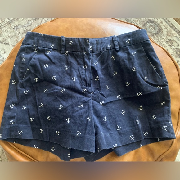 Valerie Bertinelli Pants - Anchor Valerie Bertinelli blue shorts size 6